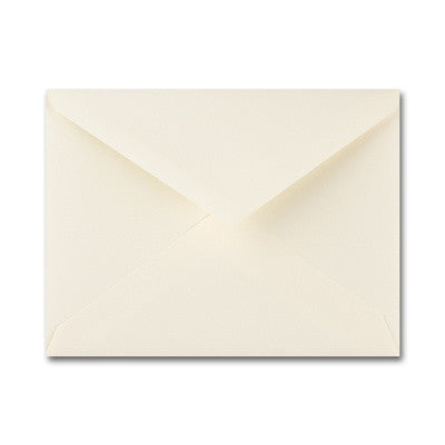 250 -75446- 4 3/8" x 5 3/4" cream ivory envelope - Invitations-Announcement