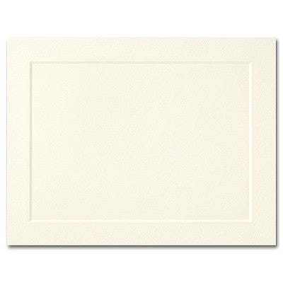 250-77843-4 1/4" x 5 1/2" cream-ivory folder-panel-Inviations-Announcements-Blank Invitations