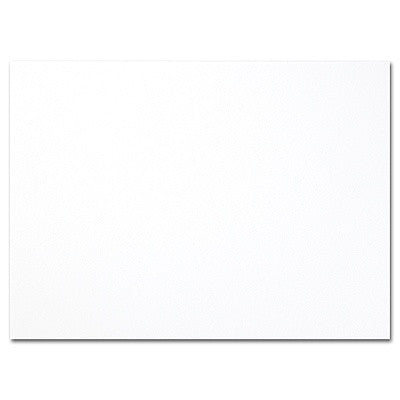 250-72263-5 1/8" x 7" white plain folder - Invitations-Announcements-Blank