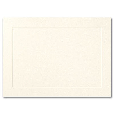 250-72864-5 1/8" x 7 " cream-ivory panel folder - Invitaitons-Announcements-Blank